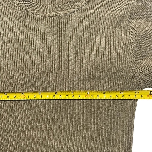 Zara Long Sleeve Crew Neck Body Con Maxi Dress Size Small - Picture 10 of 14